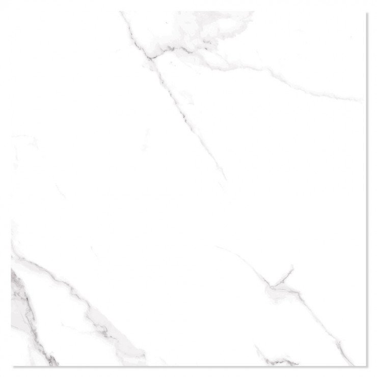 Marmor Klinker Statuarietto Hvid Mat 60x60 cm-1